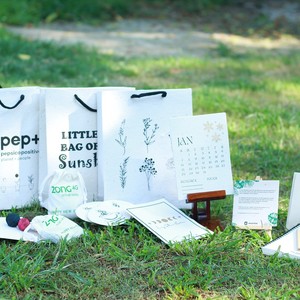 Custom Printed Kraft Seed <b>Paper</b> Bags Biodegradable Recyclable <b>Plantable</b> Gift Packaging Cotton Rope Handles Glossy Lamination - Product Image 5