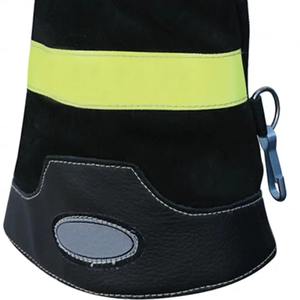 Nouveaux gants de protection ignifuges réfléchissants en cuir de vache pour pompiers, isolation thermique, résistants à l'usure, 40 cm de long, pour le sauvetage et les travaux - Product Image 5