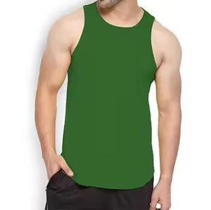 Débardeur Homme Personnalisé en Gros – Couleur Unie, Sport et Fitness, Respirant, Séchage Rapide, Tricoté Polyester/Coton, Style Décontracté - Product Image 4