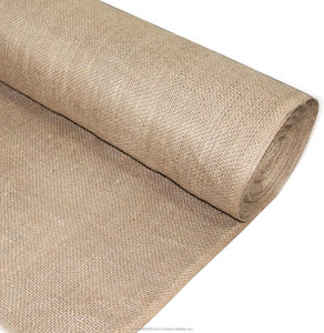 Rollo de tela de yute 100% natural para jardín, 40 pulgadas x 100 pies, geotextil para jardinería, revestimiento para macizos elevados, cubierta para semillas, borde protector y barrera contra malas hierbas - Product Image 1