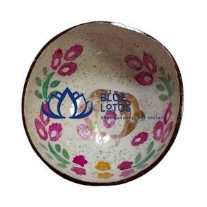 HOT SELLING Eco-Friendly Vietnamese Handmade <b>Pearl</b> Mosaic Coconut Bowl Classic Design Dishwasher Safe for Home Styling Gift - Product Image 1