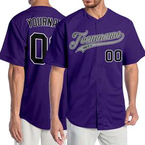 Camisetas Deportivas al por Mayor para Hombre, Uniformes Profesionales de Poliéster, Camiseta Amarilla Personalizada por Sublimación, Ropa de Béisbol Unisex Transpirable - Product Image 1