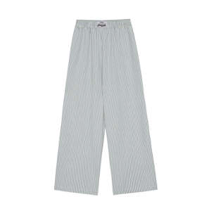 Comfortable High Quality Unisex Loose Fit Embroidered Striped Eco-Friendly Vietnam Elastic Waist <b>Wide</b> <b>Leg</b> All <b>Trousers</b> <b>Men</b> - Product Image 6