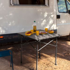 Tavolo da Campeggio Pieghevole Portatile per 2-4 Persone, Tavolo Ultraleggero per Esterni, Viaggi, Escursioni, Barbecue in Giardino, Fattoria - Product Image 5