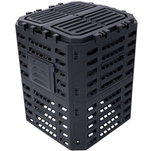 Compostiera da Giardino Grande da 340 Litri (90 Galloni) in Plastica Riciclata, Facile da Montare, per Terreno Fertile - Forniture per Giardino - Product Image 1