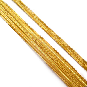 High Quality OEM Traditional Gold Wire Ribbon Lace <b>Braid</b> Uniform Lace Bullion Wire Ceremonial Uniform <b>Accessories</b> - Product Image 1