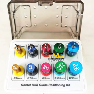 Kit de guidage pour implants dentaires, un ensemble comprenant des goupilles chirurgicales en titane, des instruments de chirurgie guidée et des outils dentaires - Product Image 6