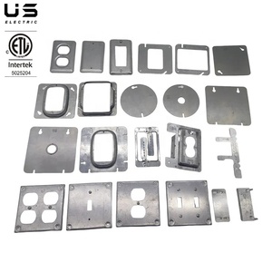 56111 điện 1/2 "Sâu thép mạ kẽm rút ra 4" trần hộp nối vòng nông Trần Pan hộp Pancake kim loại Hộp thiết bị - Product Image 6