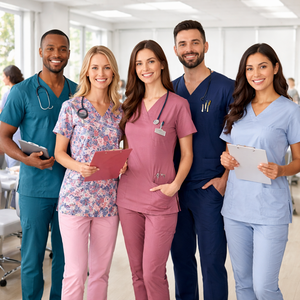 Conjuntos de Uniformes Médicos de Algodón Tejido Personalizados al por Mayor en Varios Colores y Tallas - Servicio OEM para Pedidos al por Mayor para Hospitales - Product Image 6