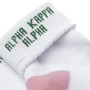 AKA Foldable <b>Socks</b> <b>White</b> Pink Green Premium Cotton Blend No Show Stretch Lightweight Breathable Casual Daily <b>Socks</b> - Product Image 6