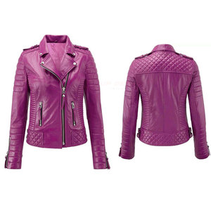 <b>Lightweight</b> Breathable Women’s Motorcycle Leather <b>Jacket</b> Custom Made New Style Motorcycle Leather <b>Jacket</b> For Women - Product Image 1