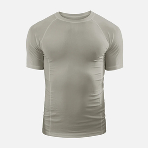 T-shirts de compression pour hommes Hivo Sports, tricotés, lavables, très demandés, 100% coton, respirants, style vintage, coupe classique, 180g - Product Image 4