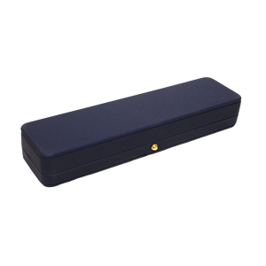 Caja de Almacenamiento para Pulseras de Cuero PU, Rectangular, con Esquinas Redondeadas y Hebilla Decorativa, Organizador de Joyas, 215x55x35mm - Product Image 1