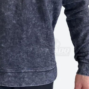 เสื้อสเวตเชิ้ตคอเต่าแบบมีฮู้ด ปักลาย 3 มิติ ผ้าฟลีซหนานุ่ม 100% ผ้าฝ้าย  ทรงโอเวอร์ไซส์ สวมใส่สบาย ระบายอากาศได้ดี เหมาะสำหรับฤดูหนาว  ปรับแต่งได้ตามต้องการ - Product Image 3