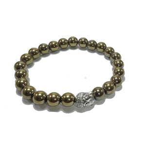 High Quality Gold Hematite Beads Buddha Bracelet Romantic Gift Fashion Charm Jewelry <b>for</b> <b>Men</b> Women Energy Meditation - Product Image 6