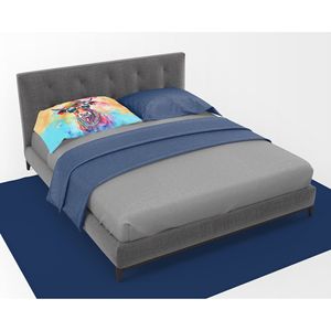 Nouveau léger Super doux facile à entretenir oeuvre décorative vache taie d'oreiller Hippie Animal taille Standard housse de coussin - Product Image 3