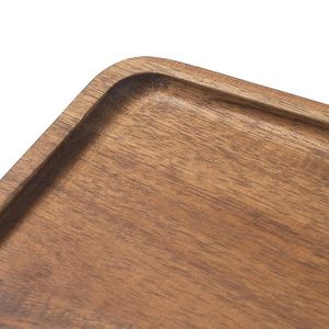 Bandeja Decorativa de Madera, Plato Rectangular para Servir, Decoración de Mesa para Café, Té y Postres - Product Image 5