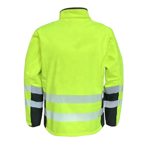 Road Safety Jacket High Visibility <b>Work</b> Wear <b>Waterproof</b> Reflective Winter Security Jacket - Product Image 2