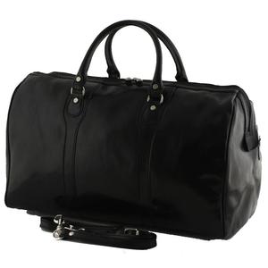 กระเป๋าเดินทางหนังสไตล์เรโทร ดัฟเฟิลวีคเอนเดอร์ ความจุขนาดใหญ่ พกพาสะดวก น้ำหนักเบา ทำด้วยมือ กระเป๋าถือขึ้นเครื่อง ซิปใส่พาสปอร์ตด้านนอก - Product Image 3