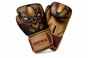 Guantes de Boxeo Premium IBERIA con Estampado de León, Guantes de Entrenamiento de Cuero PU, Logotipo Personalizado OEM, Equipo Deportivo al por Mayor - Product Image 6
