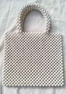 Bolso de mano tipo clutch con bordado de cuentas de colores, ideal para mujer o niña, para llevar al hombro, como recuerdo de boda o para fiestas. - Product Image 2