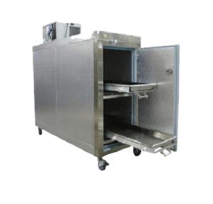 Congelador Mortuorio Móvil de Acero Inoxidable para 2 Cadáveres, Capacidad de 220 Pulgadas Cúbicas, Ruedas Reforzadas, Unidad de Refrigeración Superior 1 - Product Image 3