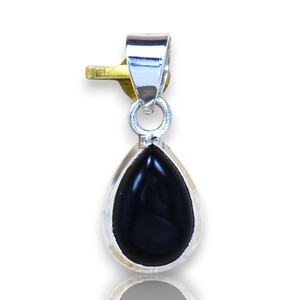 Piedra Natural de ónix negro, colgantes pequeños de Plata de Ley 925, venta al por mayor, estilo bohemio, forma de constelación, joyería Unisex - Product Image 1