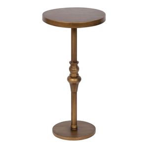 Modernist Aluminum Drink <b>Table</b> <b>For</b> <b>Sofa</b> <b>Side</b> Utility With Elegant Metallic Home Furniture Appeal - Product Image 2