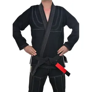 Bjj Gis Jiujitsu seragam/seni bela diri jiujitsu /kimono Brazilian bjj gi Jiu jitsu katun jitsu dengan sabuk tenun mutiara