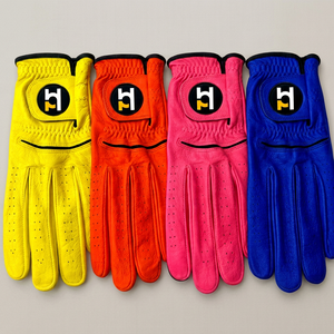Guantes de Golf de Piel Cabretta con Logotipo y Color Personalizados, Palma Transpirable Antideslizante, Guante de Golf Profesional que Absorbe la Humedad - Product Image 1