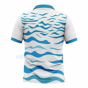 Chemises polo de pêche fabriquées au Pakistan en spandex et polyester respirant à manches courtes pour le golf et la pêche - Product Image 2