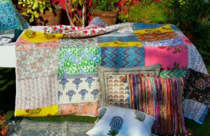 Cubrecama Reversible de Algodón Puro Suave de 300 Hilos, Hecho a Mano en India, Estilo Bohemio, con Estampado de Bloques, Ecológico y Lavable, Venta al por Mayor - Product Image 2