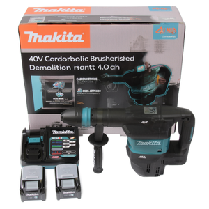 Kit de marteau démoliteur sans fil 40V, sans balais, 4.0Ah, pour béton, avec chariot - Product Image 2