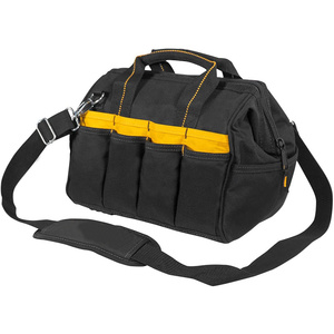 <b>Leather</b> <b>Tool</b> Pouch Extra Big Pockets For Carpenters, Electricians, Construction - Product Image 1