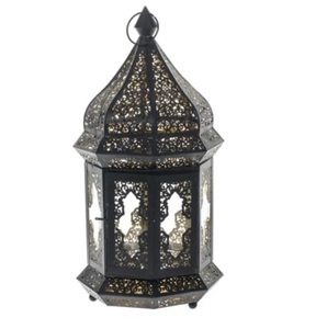 Farolillo Metálico Marroquí Hecho a Mano, Ecológico y de Alta Venta, Diseño Moderno para el Hogar, Salas de Oración, Decoración Navideña - Product Image 2