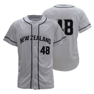 Camiseta Estilo Jersey de Béisbol con Bordado Personalizado, Jersey de Béisbol OEM al por Mayor - Product Image 1