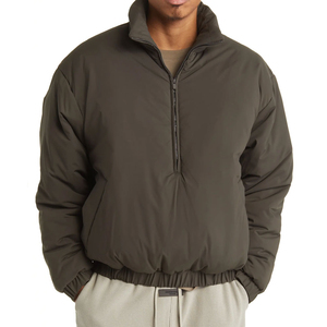 Veste polaire coupe-vent pour homme, prix de gros, nouveau design 2025, polyester/nylon, fermeture éclair, personnalisable, fabriquée au Pakistan - Product Image 1