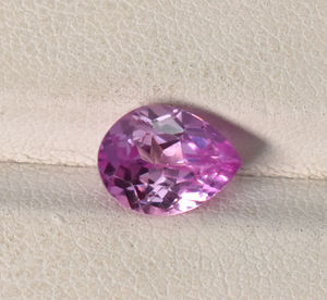 ลูกแพร์แซฟไฟร์สีชมพูสำหรับแล็บอัญมณีขนาด10X7มม. 12X9มม. 14X10มม. 16X12มม. - Product Image 2