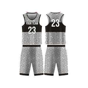 Ensemble de maillots de basket personnalisés, col en V, sans manches, impression sublimée, unisexe, adulte, respirant, coupe athlétique, motif peint à la main - Product Image 6