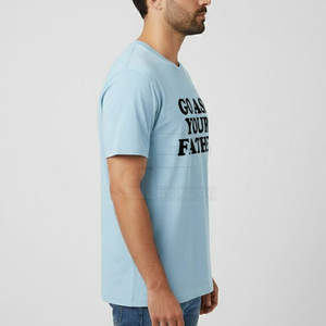 T-shirt élégant pour la fête des pères avec imprimé tendance, tissu léger et coupe confortable - Product Image 5