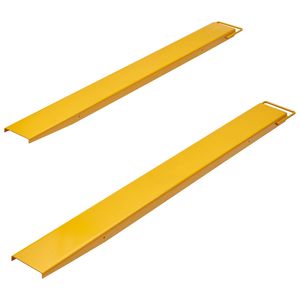 Estensioni per Forche da Pallet, Lunghezza 72 Pollici, Larghezza 4,5 Pollici, Acciaio al Carbonio Resistente, 1 Paio, Nuove Estensioni per Carrelli Elevatori - Product Image 6