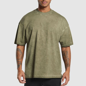 Camisetas de Algodón para Hombre al por Mayor, Fabricante OEM, Producción Personalizada al por Mayor, Marca Privada, Proveedor de Ropa de Color Liso - Product Image 1