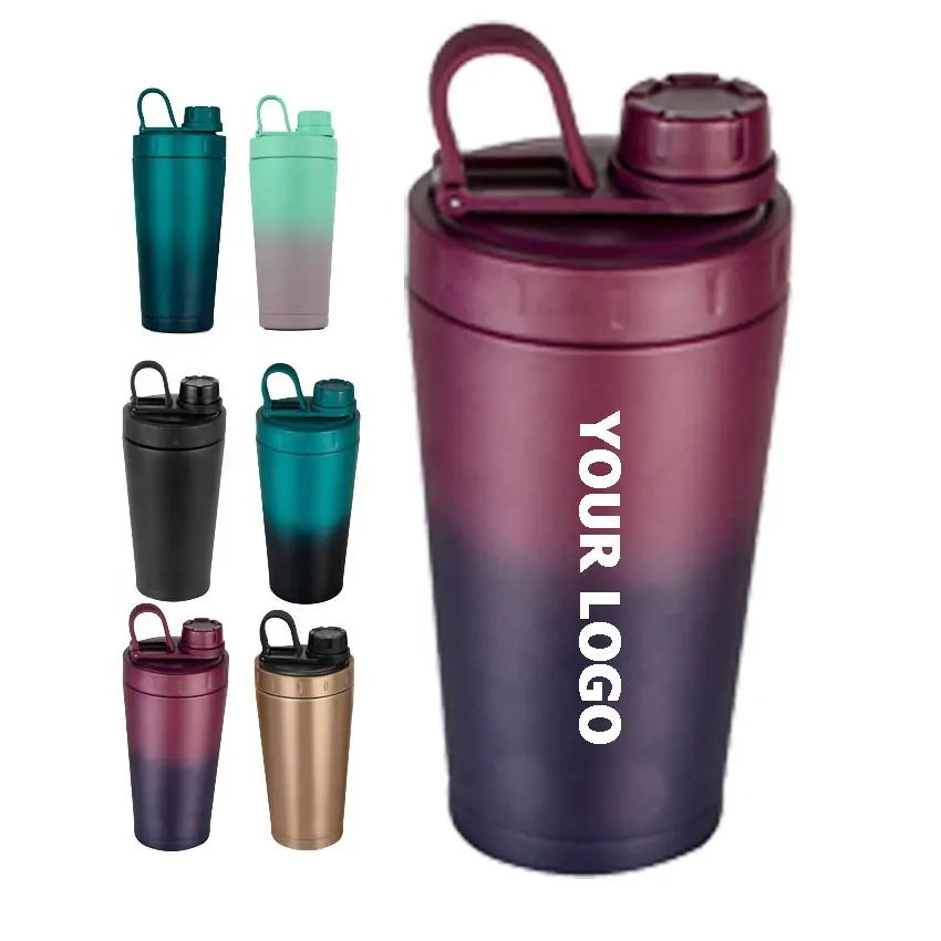 Stainless Steel Protein Shaker Bottle with Leak Proof Your Essential Pre-Workout Companion for Smoothies Supplements