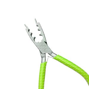 El mejor abridor de anillos OEM Alicates de anillo de pájaro de acero inoxidable de 3 agujeros Premium con asas de agarre de silicona Ornitología suave al por mayor - Product Image 5