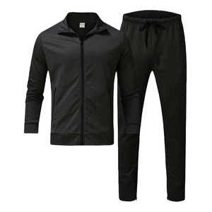 Ensembles de survêtements sportifs unisexes en mélange polyester/coton à coupe classique avec logo personnalisé - Séchage rapide, respirant, écologique, numérique - Product Image 1