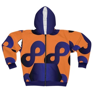 เสื้อฮู้ดดี้ครอปทรงยูนิเซ็กซ์ คุณภาพดีที่สุด สตรีทแวร์ สำหรับผู้ชายและผู้หญิง ผ้าฝ้ายคุณภาพสูง ตกแต่งด้วยผ้าปะติดปะต่อ ซิปหน้า สกรีนโลโก้ตามสั่ง - Product Image 1