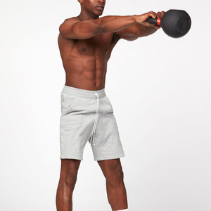 <b>Men</b> Solid Color Cotton <b>Bermuda</b> <b>Shorts</b> Drawstring Waist Casual Wear with Pockets Mid Rise Knitted Fabric - Product Image 2