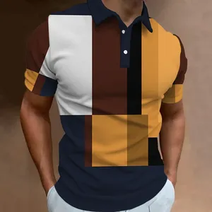 Polo de Manga Corta para Hombre, Diseño Personalizado, Casual, Tallas Grandes, Algodón Transpirable, Antiencogimiento, Diferentes Estilos de Forro - Product Image 2