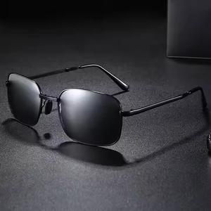 Men's Fashion Driving <b>Square</b> Sunshade <b>Sunglasses</b> Metal Folding Outdoor Polarized Photochromic <b>Sunglasses</b> - Product Image 4