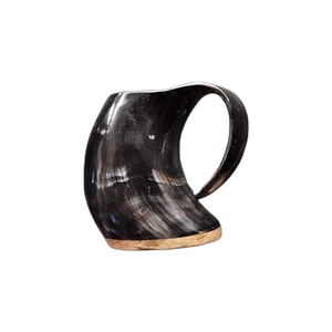 La mejor jarra de cerveza de cuerno de búfalo Tazas de cuerno para beber a precio barato variable de A Z CRAFTS - Product Image 4